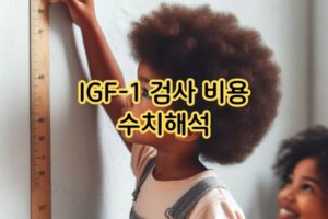 IGF-1 검사 비용 수치해석 IGF-1 검사 비용 수치해석