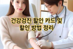 건강검진 할인 카드 및 방법 2가지 정리