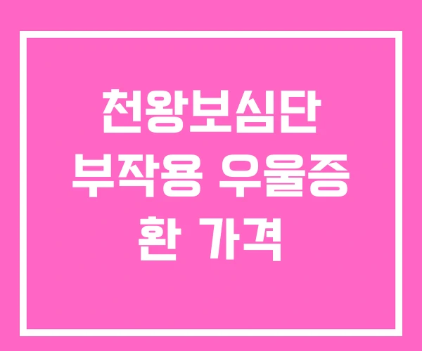 천왕보심단 부작용 우울증 환 가격 천왕보심단 부작용 우울증 환 가격