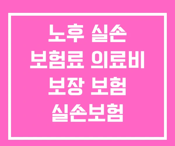 노후 실손 보험료 의료비 보장 보험 실손보험 노후 실손 보험료 의료비 보장 보험 실손보험