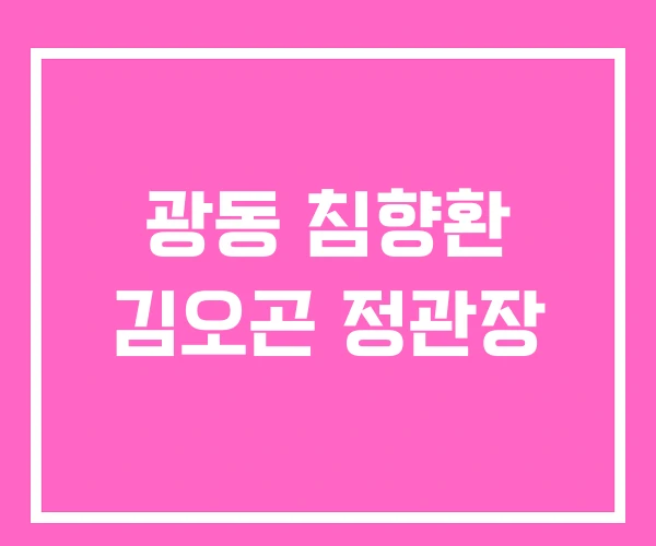 광동 침향환 김오곤 정관장 광동 침향환 김오곤 정관장