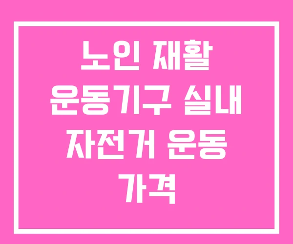 노인 재활 운동기구 실내 자전거 운동 가격 노인 재활 운동기구 실내 자전거 운동 가격