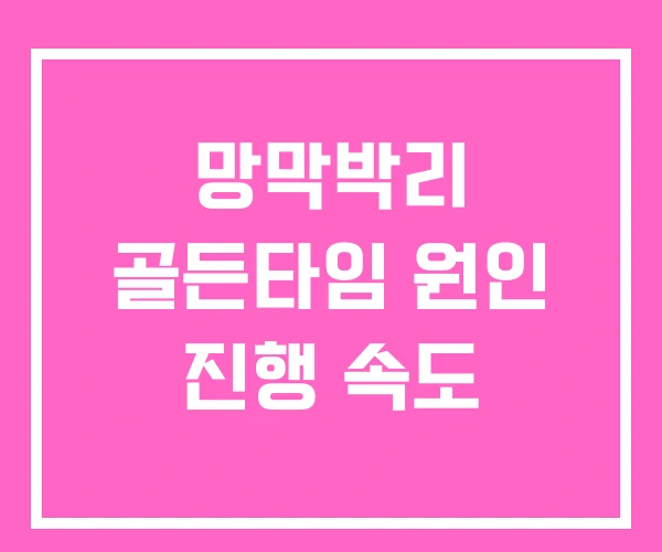 망막박리 골든타임 원인 진행 속도