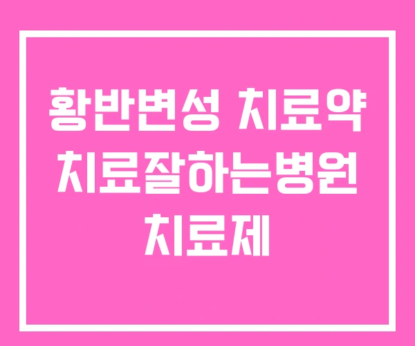 황반변성 치료약 치료잘하는병원 치료제 황반변성 치료약 치료잘하는병원 치료제