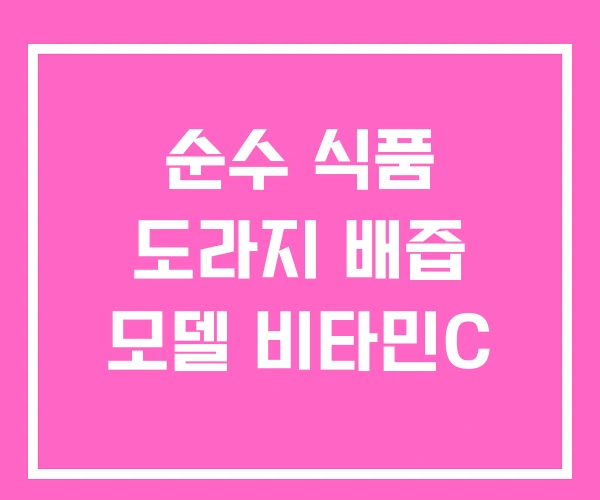 순수 식품 도라지 배즙 모델 비타민C 순수 식품 도라지 배즙 모델 비타민C