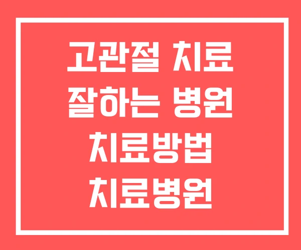 고관절 치료 잘하는 병원 치료방법 치료병원 고관절 치료 잘하는 병원 치료방법 치료병원