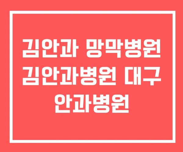 김안과 망막병원 김안과병원 대구 안과병원 김안과 망막병원 김안과병원 대구 안과병원