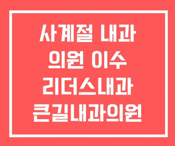 사계절 내과 의원 이수 리더스내과 큰길내과의원 사계절 내과 의원 이수 리더스내과 큰길내과의원