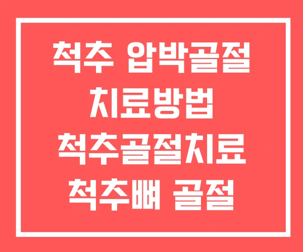 척추 압박골절 치료방법 척추골절치료 척추뼈 골절 치료기간 척추 압박골절 치료방법 척추골절치료 척추뼈 골절 치료기간